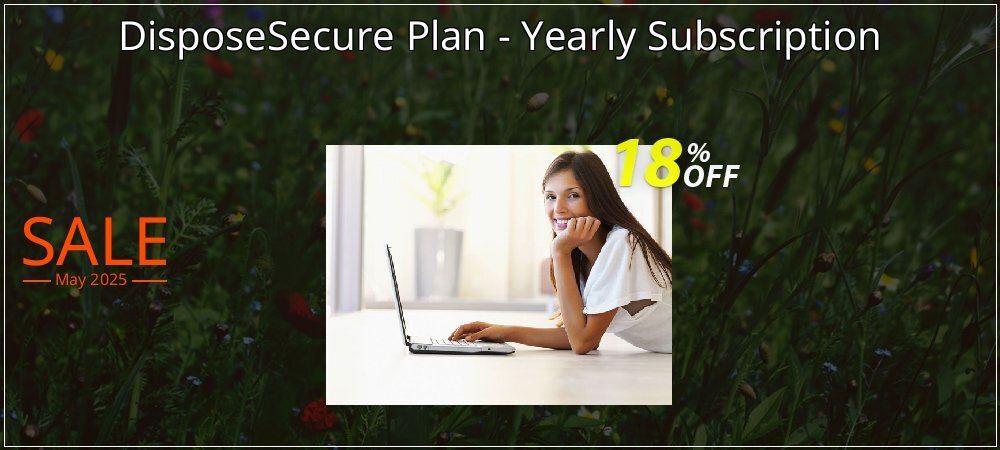 DisposeSecure Plan - Yearly Subscription coupon on World Party Day discount