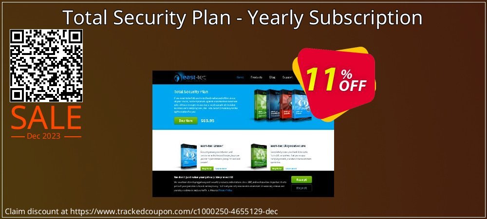 Total Security Plan - Yearly Subscription coupon on World Password Day discounts