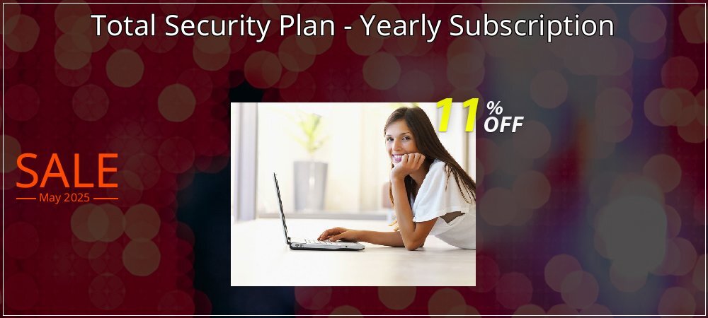 Total Security Plan - Yearly Subscription coupon on World Password Day discounts