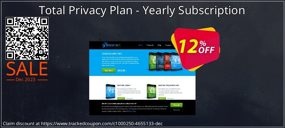 Total Privacy Plan - Yearly Subscription coupon on Constitution Memorial Day offer