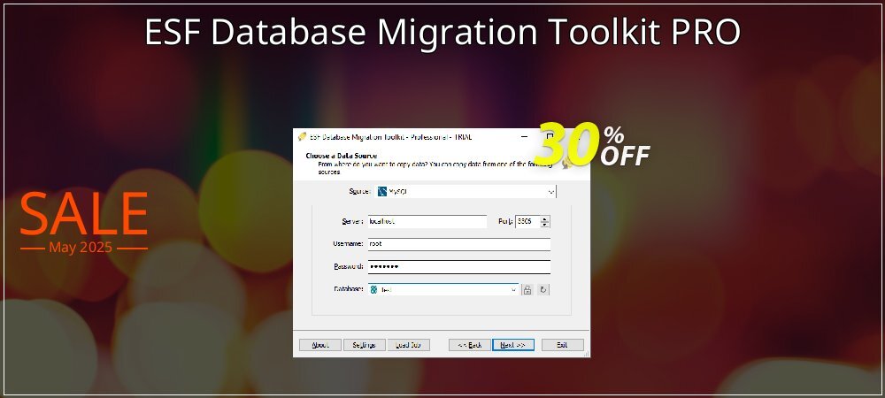 ESF Database Migration Toolkit PRO coupon on World Password Day sales