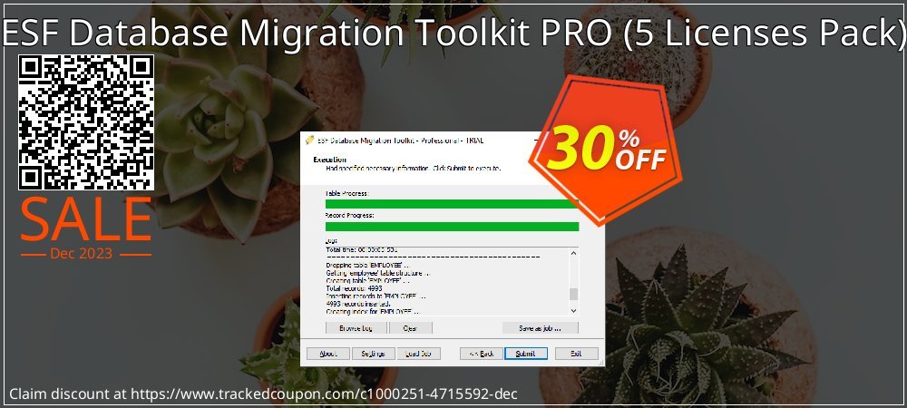 ESF Database Migration Toolkit PRO - 5 Licenses Pack  coupon on April Fools' Day promotions