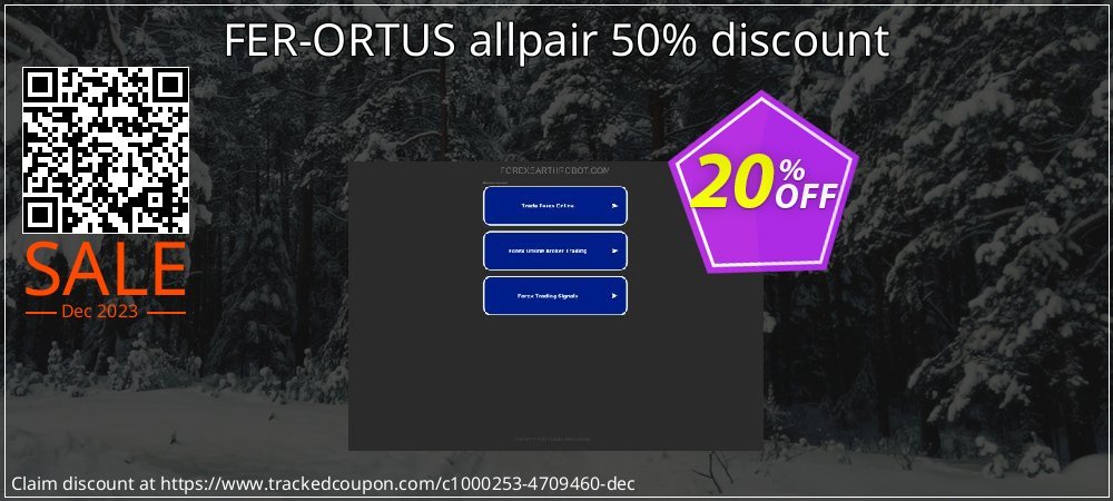 FER-ORTUS allpair 50% discount coupon on World Backup Day super sale