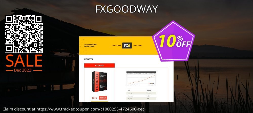 FXGOODWAY coupon on National Walking Day offer
