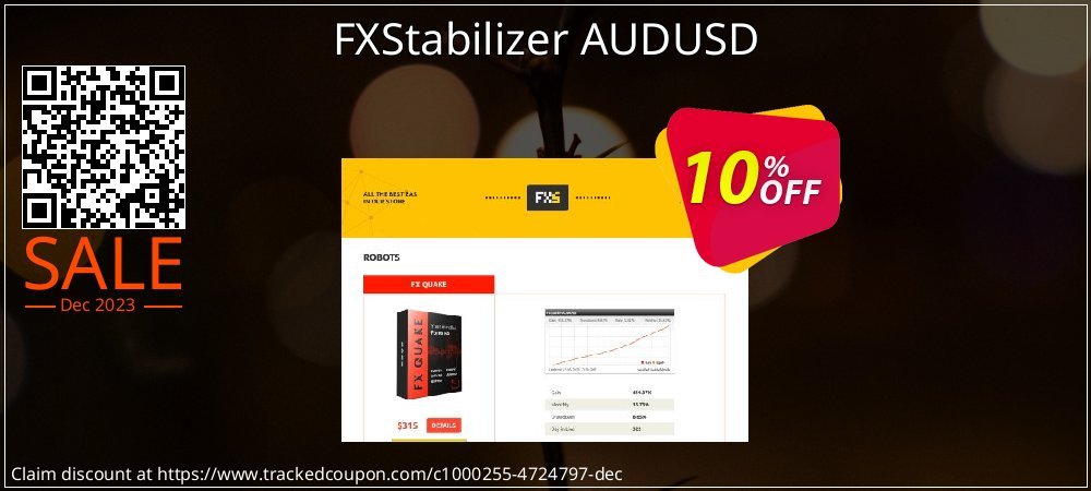 FXStabilizer AUDUSD coupon on April Fools' Day deals