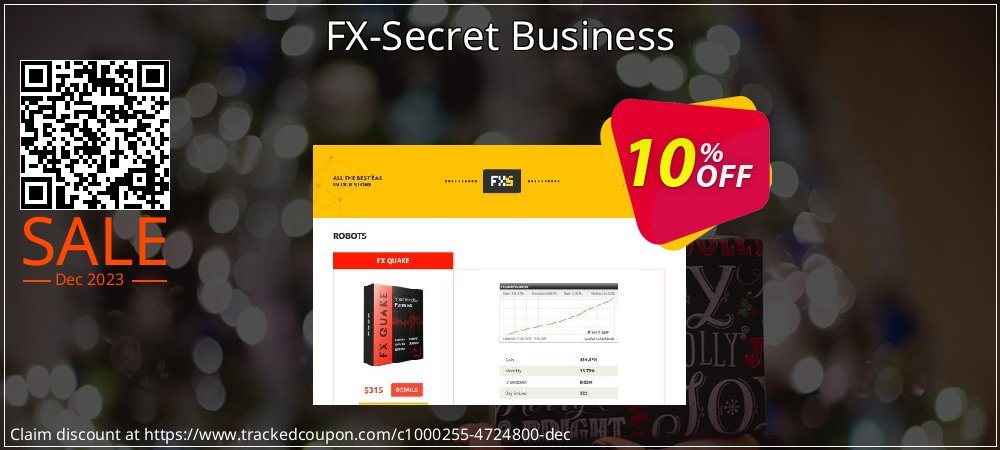 FX-Secret Business coupon on World Backup Day discount