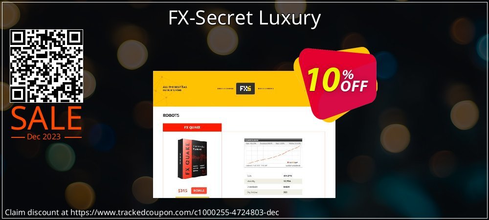 FX-Secret Luxury coupon on Easter Day discounts