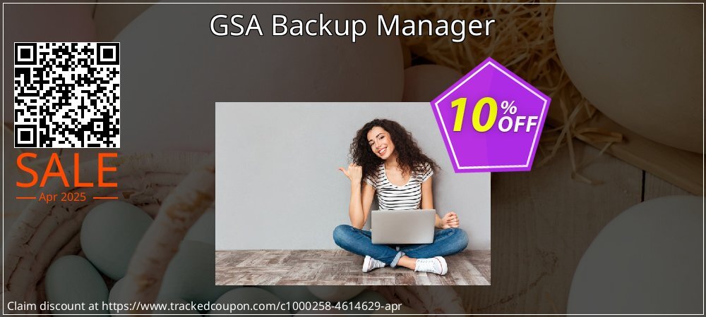 GSA Backup Manager coupon on Tell a Lie Day offering sales