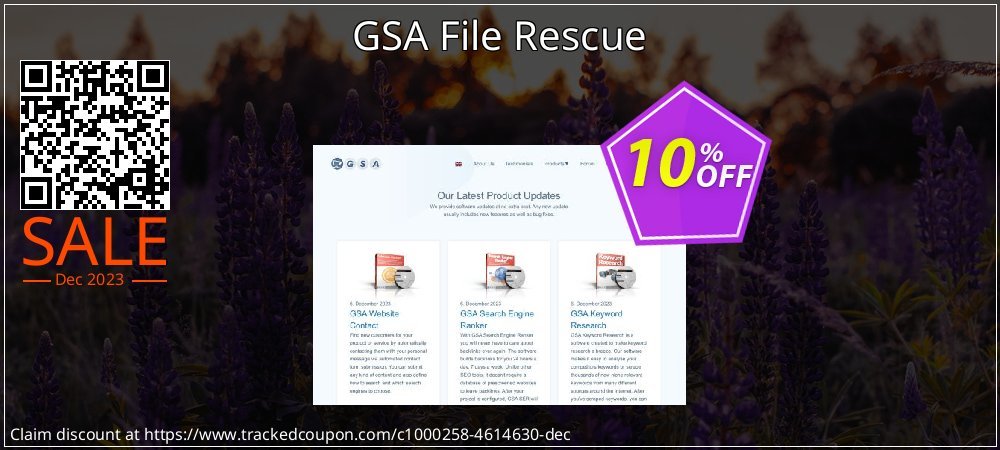 GSA File Rescue coupon on National Walking Day super sale