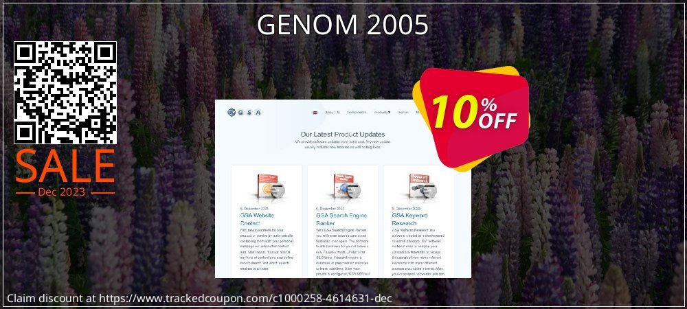 GENOM 2005 coupon on World Party Day discounts