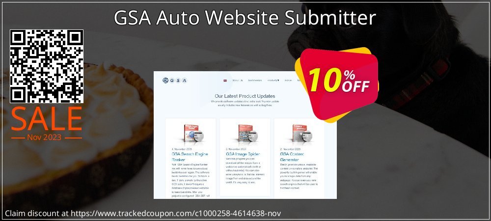 GSA Auto Website Submitter coupon on Virtual Vacation Day offering discount