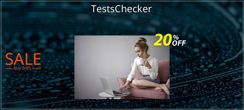 TestsChecker coupon on Tell a Lie Day offering sales