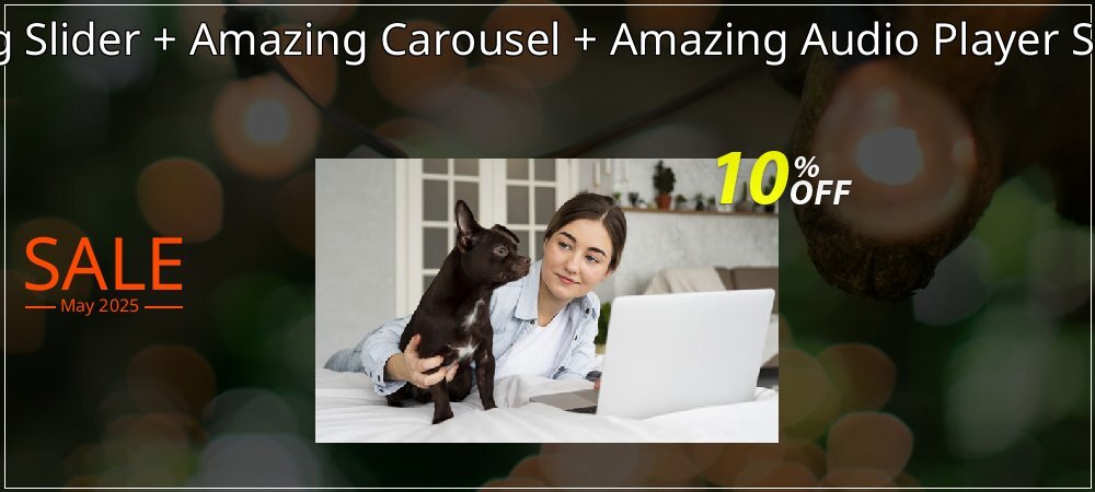 Amazing Slider + Amazing Carousel + Amazing Audio Player Standard coupon on Constitution Memorial Day discount