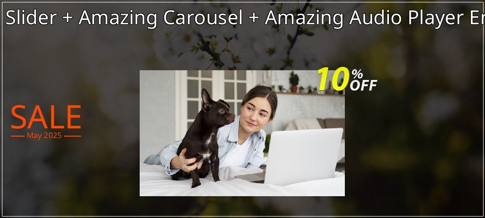 Amazing Slider + Amazing Carousel + Amazing Audio Player Enterprise coupon on Mother Day offering sales