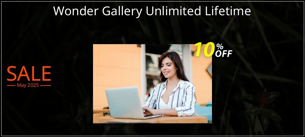 Wonder Gallery Unlimited Lifetime coupon on April Fools' Day offering sales