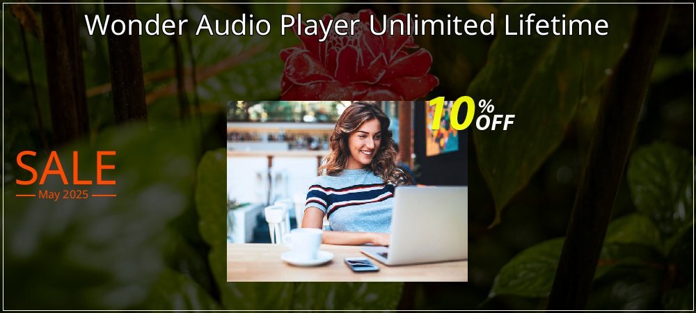 Wonder Audio Player Unlimited Lifetime coupon on World Party Day sales