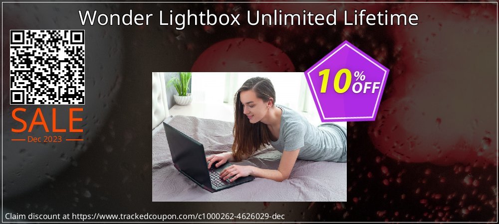 Wonder Lightbox Unlimited Lifetime coupon on April Fools' Day offering sales
