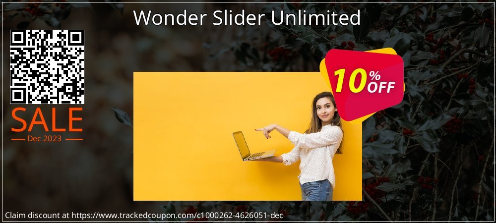 Wonder Slider Unlimited coupon on Palm Sunday sales