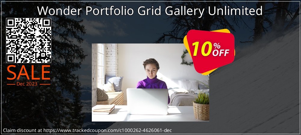 Wonder Portfolio Grid Gallery Unlimited coupon on World Party Day offer