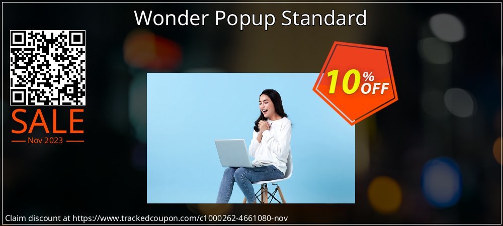 Wonder Popup Standard coupon on National Walking Day offer