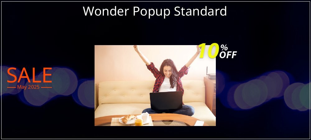 Wonder Popup Standard coupon on Mother Day discount