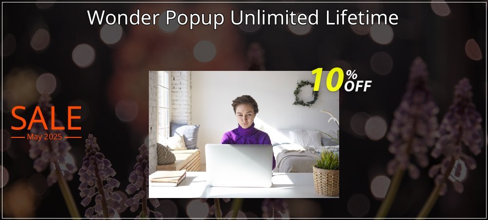 Wonder Popup Unlimited Lifetime coupon on Working Day offering sales