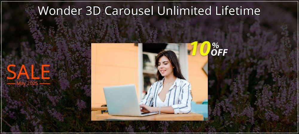 Wonder 3D Carousel Unlimited Lifetime coupon on April Fools' Day promotions