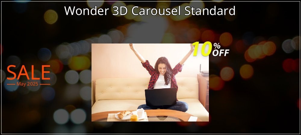 Wonder 3D Carousel Standard coupon on Easter Day sales