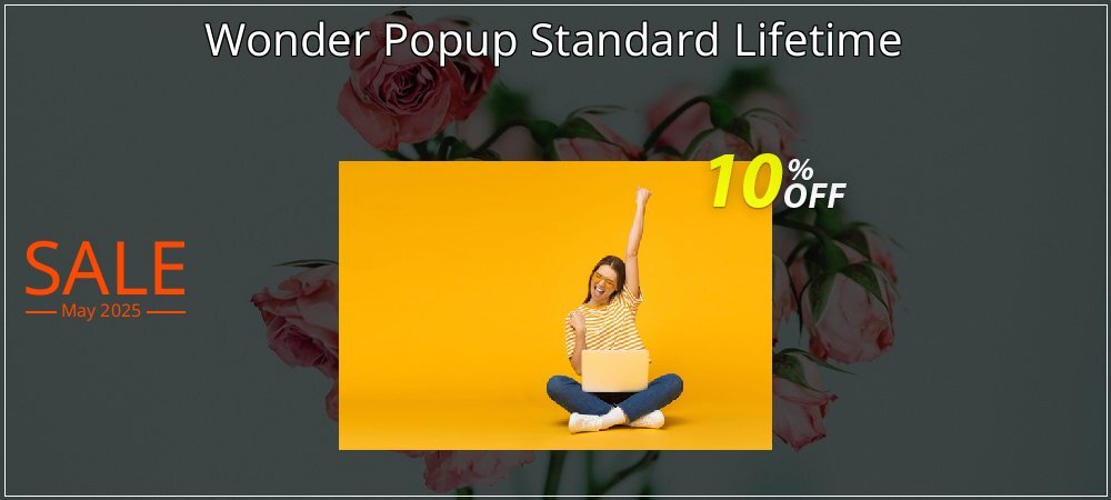 Wonder Popup Standard Lifetime coupon on Mother Day offering discount