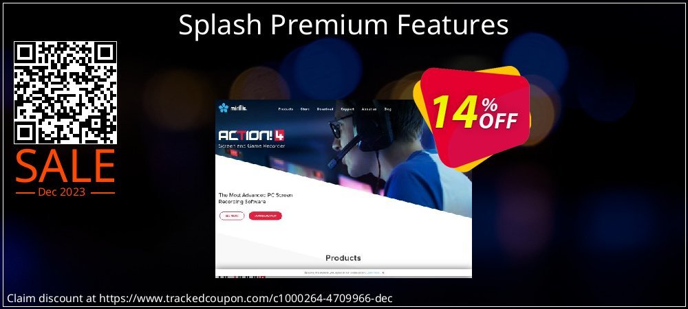 Splash Premium Features coupon on World Party Day offer