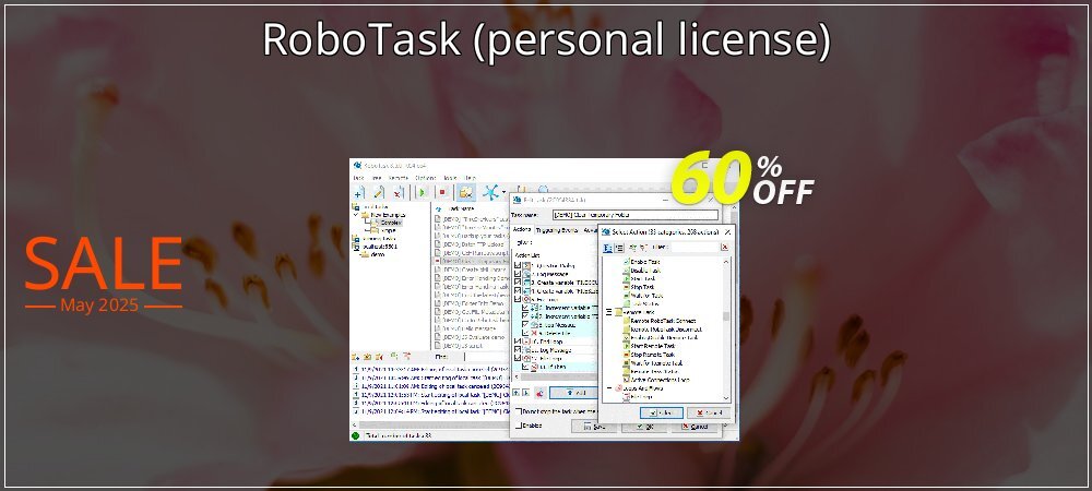 RoboTask - personal license  coupon on Virtual Vacation Day offering sales