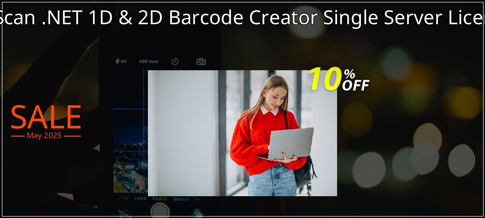 pqScan .NET 1D & 2D Barcode Creator Single Server License coupon on Mother Day promotions