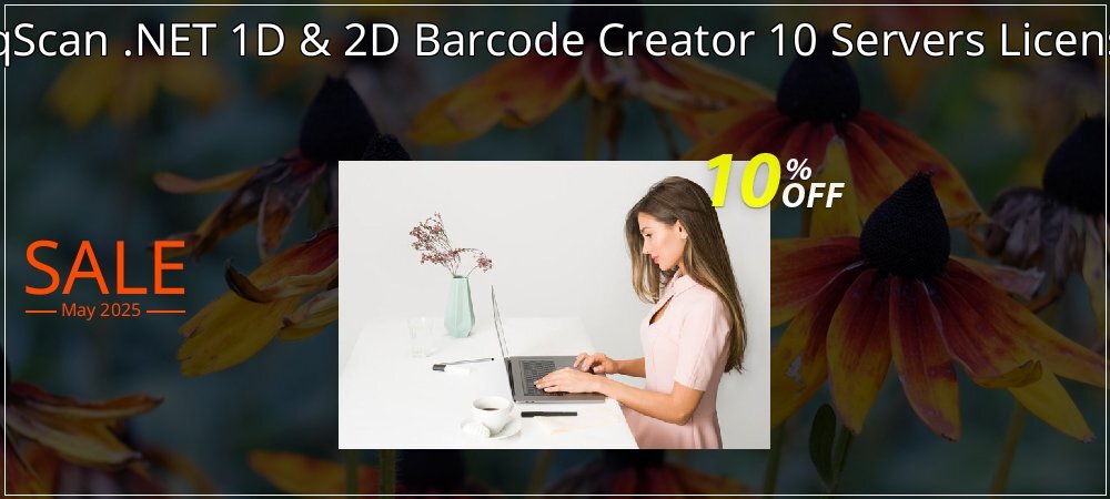 pqScan .NET 1D & 2D Barcode Creator 10 Servers License coupon on April Fools' Day sales