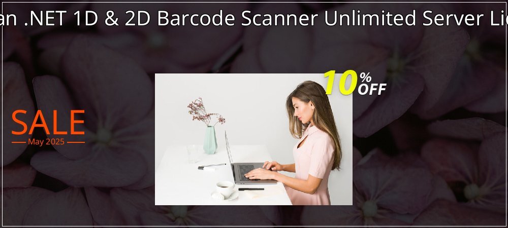 pqScan .NET 1D & 2D Barcode Scanner Unlimited Server License coupon on National Smile Day promotions