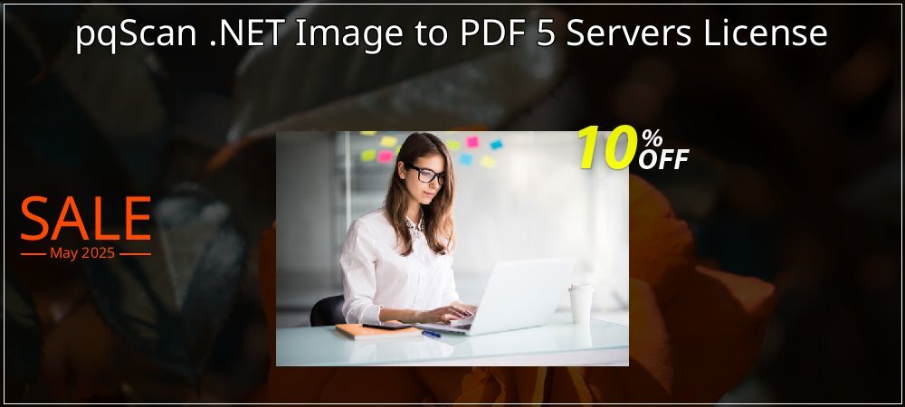 pqScan .NET Image to PDF 5 Servers License coupon on April Fools' Day deals