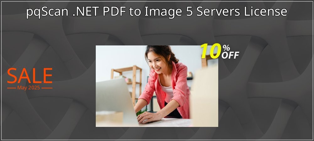 pqScan .NET PDF to Image 5 Servers License coupon on World Party Day offering sales