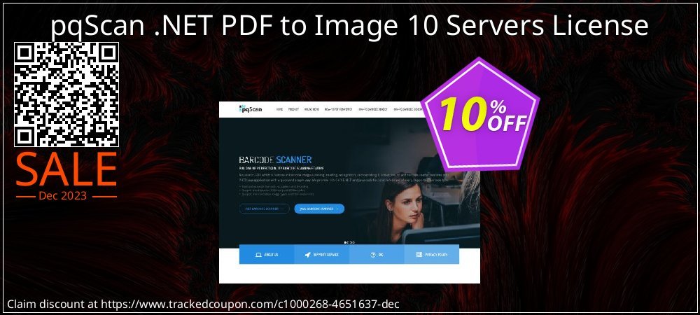 pqScan .NET PDF to Image 10 Servers License coupon on April Fools' Day super sale
