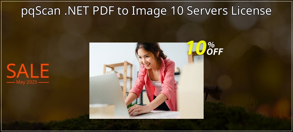 pqScan .NET PDF to Image 10 Servers License coupon on National Memo Day discounts