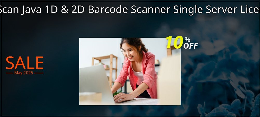 pqScan Java 1D & 2D Barcode Scanner Single Server License coupon on Easter Day discount