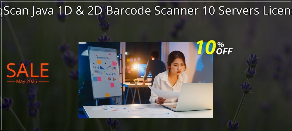 pqScan Java 1D & 2D Barcode Scanner 10 Servers License coupon on Mother Day super sale