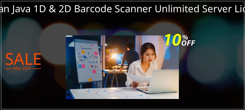 pqScan Java 1D & 2D Barcode Scanner Unlimited Server License coupon on World Party Day super sale