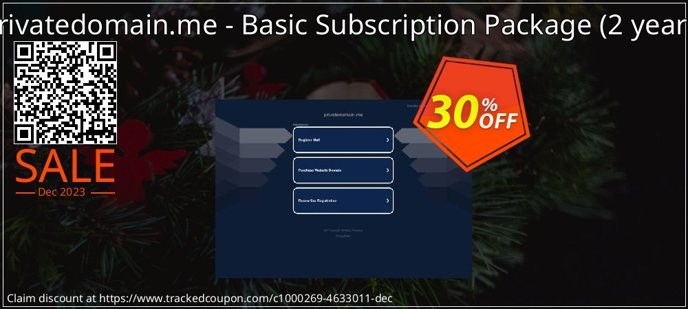 Privatedomain.me - Basic Subscription Package - 2 years  coupon on World Party Day offer