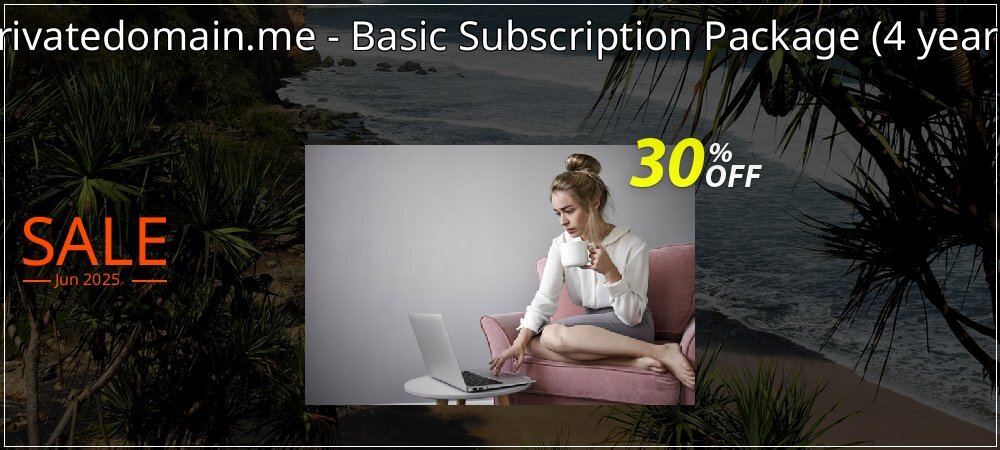 Privatedomain.me - Basic Subscription Package - 4 years  coupon on Easter Day offering discount