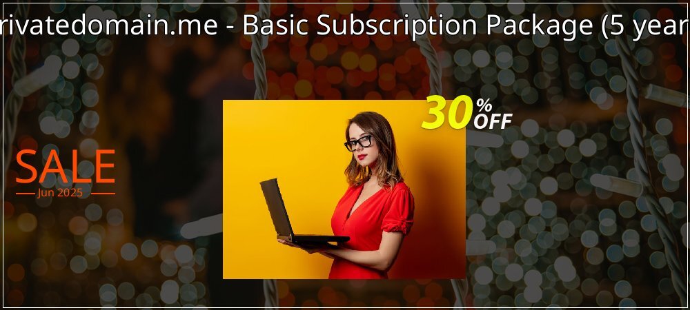 Privatedomain.me - Basic Subscription Package - 5 years  coupon on Emoji Day promotions