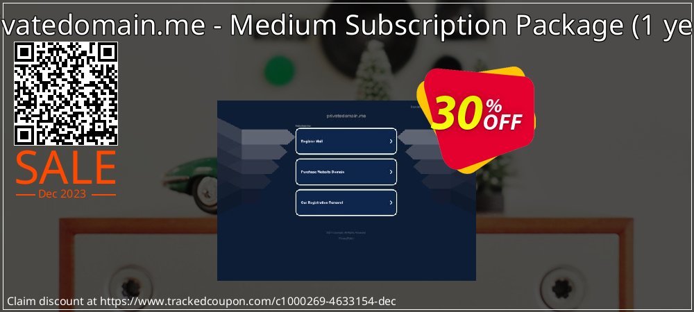 Privatedomain.me - Medium Subscription Package - 1 year  coupon on Tell a Lie Day deals