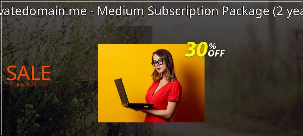 Privatedomain.me - Medium Subscription Package - 2 years  coupon on Tattoo Day super sale