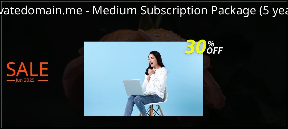 Privatedomain.me - Medium Subscription Package - 5 years  coupon on Summer sales