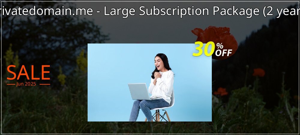 privatedomain.me - Large Subscription Package - 2 years  coupon on World Party Day promotions