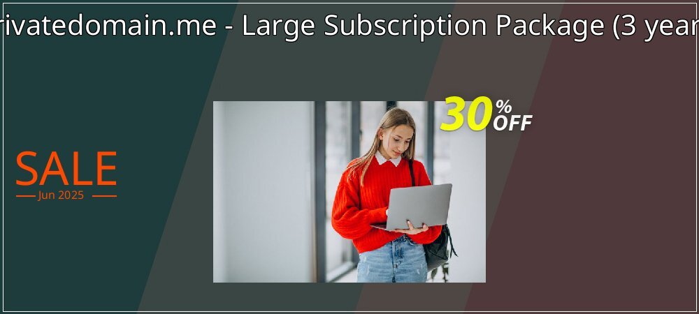 privatedomain.me - Large Subscription Package - 3 years  coupon on World Chocolate Day discount