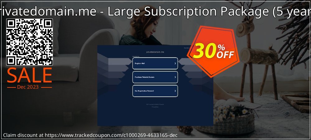 privatedomain.me - Large Subscription Package - 5 years  coupon on World Backup Day offer